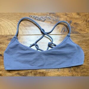 Free People Intimately Gray Strappy Back Bralette NWOT XS/S